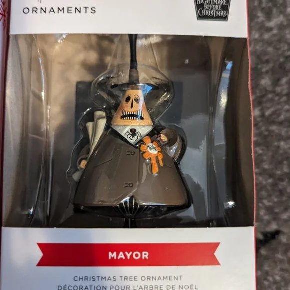 Disney Hallmark The Nightmare before Christmas Mayor ornament NEW - Picture 2 of 5
